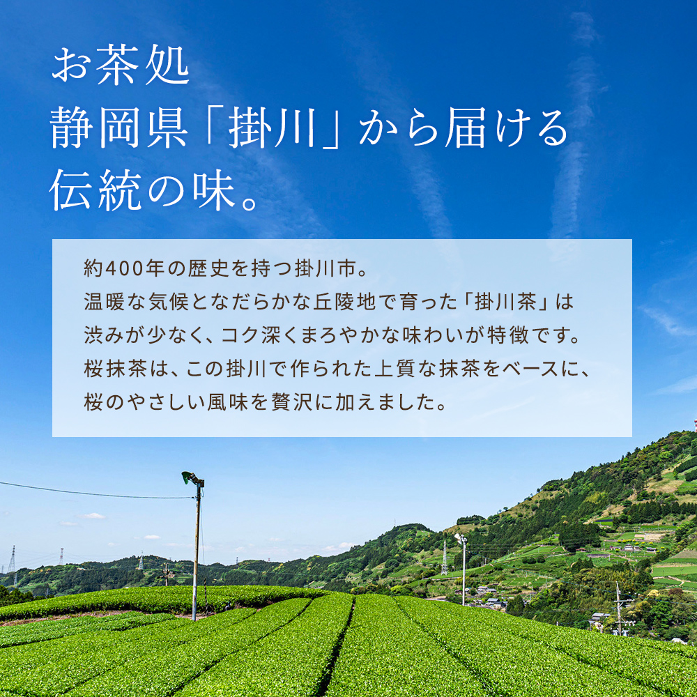 お茶処 静岡県「掛川」から届ける伝統の味。
